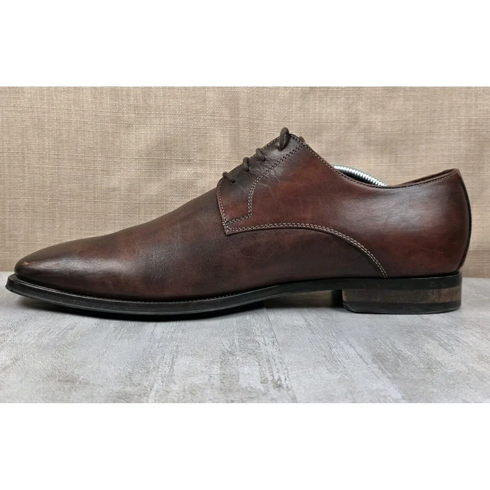 To Boot New York Adam Derrick Men's Size 11 Brown Leather Derby‎ Dress Shoes